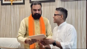 RLM MLA Madhav Anand with Bihar Chief Minister Samrat Choudhary