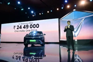 Mr. Tapan Ghosh, CEO of VinFast India, launched the all-new, spacious VF MPV 7 for the Indian market at ₹24.48 lakh (Ex-Showroom one India one price)