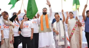 Bihar CM Samrat Choudhary Flags Off ‘Nari Shakti Run’ in Patna