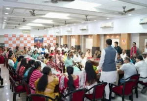 A meeting of Bihar BJP women workers was held at the state office of the Bharatiya Janata Party in Patna