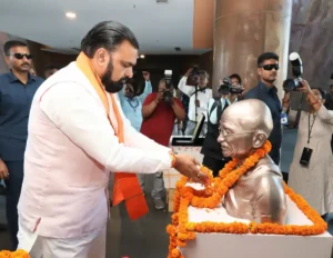 Bihar Chief Minister (CM) Samrat Choudhary on Sunday visited the newly constructed Bapu Tower in Patna.