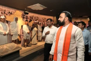 Bihar Chief Minister (CM) Samrat Choudhary on Sunday visited the newly constructed Bapu Tower in Patna.