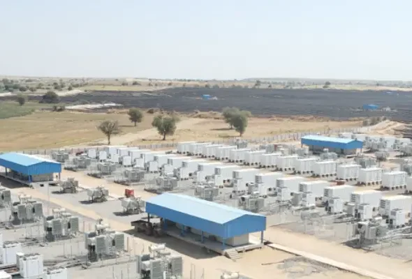 Juniper Green Energy's FDRE power plant in Fatehgarh, Barmer, Rajasthan