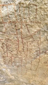 Rock Paintings of Neolithic and Early Historic Periods Found at Gidheshwar Hills of Jamui District