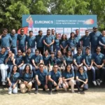 Viknesh Jain & Abhishek Jain with the Euronics Team at ECCL Season 3