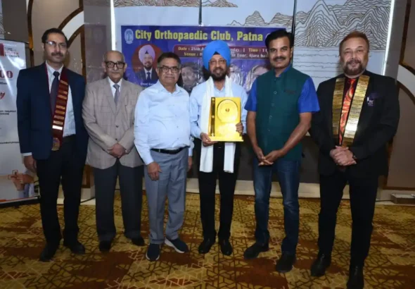 Participants at Orthopaedic seminar in Patna.