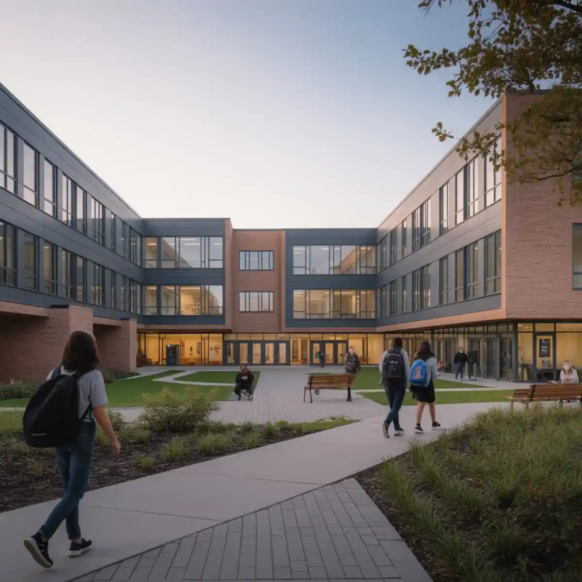 Representative photo of a school