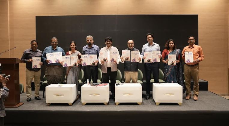 SRM AP leadership unveils brochures for AI-integrated M.Sc. Economics and M.Sc. Psychology programmes