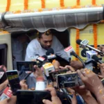 JD(U) leader Nishant Kumar undertakes Sadbhav Yatra across Bihar from Patna on May 3, 2026.