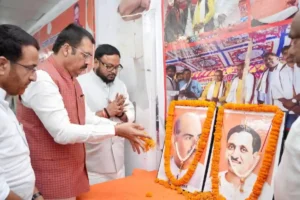 Bihar BJP president Sanjay Saraogi in Ara.