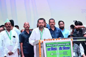 Nishant Kumar Launched ‘Sadbhav Yatra’ from Bettiah in West Champaran.