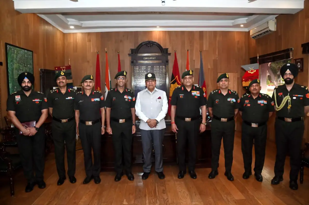 Bihar Governor, Lt Gen Syed Ata Hasnain (Retd), PVSM, UYSM, AVSM, SM, VSM & Bar, visited the Officers Training Academy (OTA), Gaya on May 5, 2026.