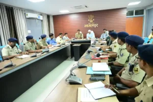 Bhagalpur district administration's meeting. 
