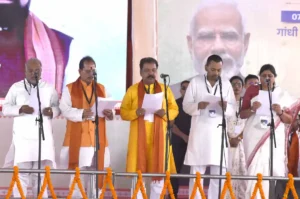 A grand swearing-in ceremony was held at Gandhi Maidan in Patna on May 7 as Bihar Chief Minister Samrat Choudhary expanded his cabinet. 