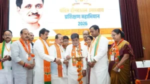 Bihar Minister Vijay Kumar Sinha and Ram Kripal Yadav inaugurated District -Level Training Programme of BJP Bihar in Patna.