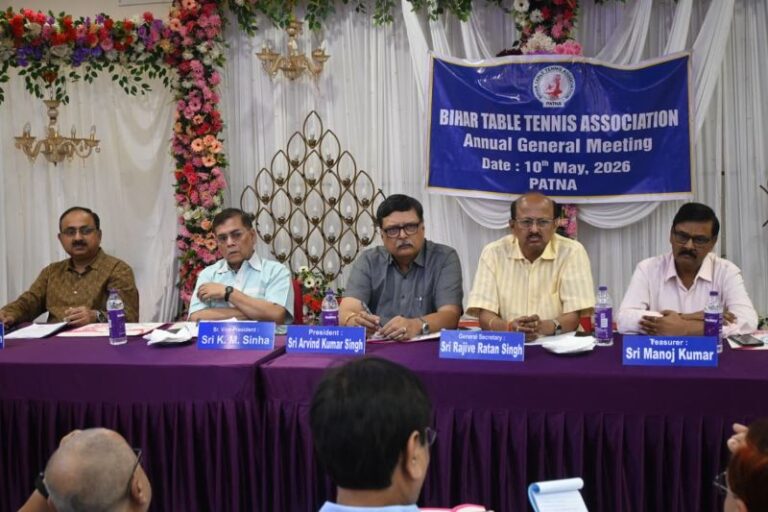 Bihar Table Tennis Association Holds Annual General Meeting in Patna