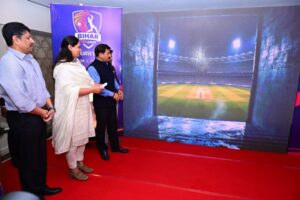 Bihar Sports Minister Shreyashi Singh and MP Manoj Tiwari launched Bihar T10 League in Patna on May 11, 2026.