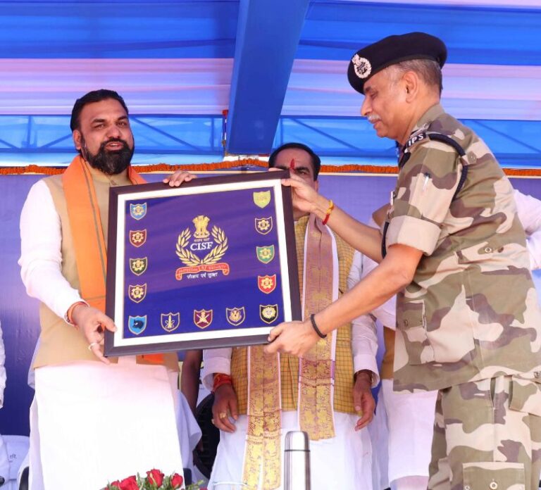 Bihar Chief Minister Samrat Choudhary on Thursday attended a formal ceremony marking the transfer of security at Darbhanga Airport to the Central Industrial Security Force (CISF)