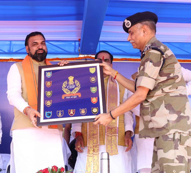 Bihar Chief Minister Samrat Choudhary on Thursday attended a formal ceremony marking the transfer of security at Darbhanga Airport to the Central Industrial Security Force (CISF)