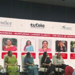 (L-R) Major General TPS Waraich, Renu Puri, Gulshan Kaur, Anju Mehta, Naomi Atkins, and Sourav Roy at Career Compass