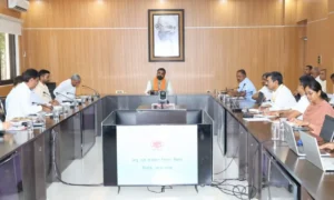 Bihar Chief Minister Samrat Choudhary chaired a high-level review meeting of Minor Water Resources Department in Patna.
