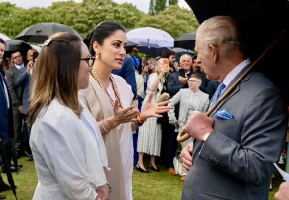GEMS Education Global Teacher Prize 2026 winner Rouble Nagi meets His Majesty King Charles III at Buckingham Palace