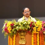 Dr PK Mishra, Principal Secretary to the Prime Minister of India addressing the students at the third convocation of Nalanda University.