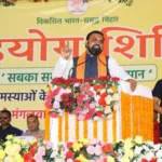 Bihar Chief Minister addressing the gathering at Sahyog Shivir in Sonepur.