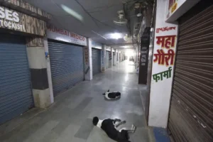 Chemists and druggists downed their shutters in Patna.