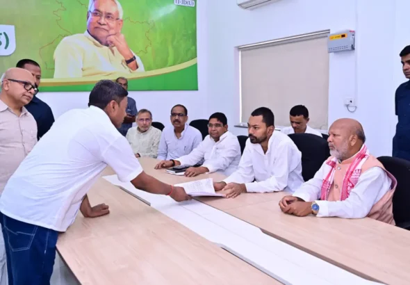 At the public grievance hearing, Bihar Health Minister Nishant Kumar listened to the concerns of the general public and issued directions for their swift resolution.