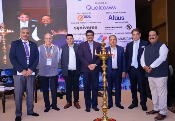 Left to Right: Jitendra Singh, Qualcomm, Anil Tandan, BIF, Rahul Vatts, Bharti Airtel, A Robert J Ravi, BSNL, AK Tiwari, Reliance Jio, Abhinav Puri, 6D Technologies, Shashi Dharan, BE