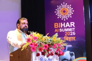 Bihar Chief Minister Addressing the opening function of Bihar AI Summit 2026 in Patna.