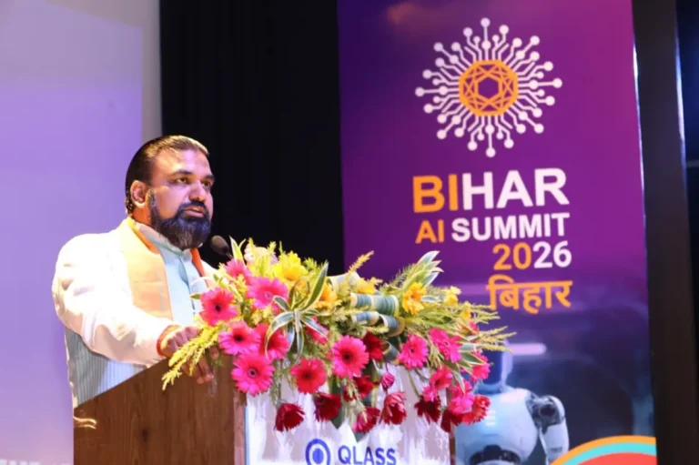 Bihar Chief Minister Addressing the opening function of Bihar AI Summit 2026 in Patna.