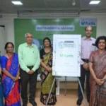 Adult Vaccination Clinic inaugurated at Fortis Hospital Mulund by (L-R) Dr S Amey, chief guest Padma Shri Dr Himmatrao Bawaskar, Dr K Sabnis, Dr V Beri, Dr S Narayani and Dr S Gore