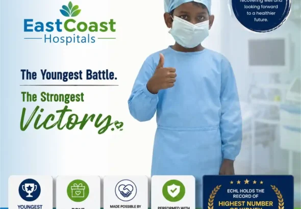 Youngest Free Kidney Transplant recipient in Puducherry