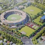 A Model of Moinul Haq Stadium