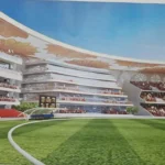Model of to be redeveloped Moinul Ha Stadium Patna
