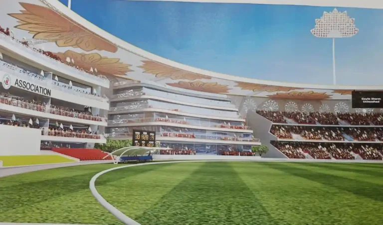 Model of to be redeveloped Moinul Ha Stadium Patna
