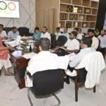 Bihar Sports Minister Shreyasi Singh chaired a review meeting of her department in Patna on May 27, 2026.