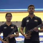 Manu Bhaker and Samrat Rana