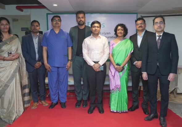 Upgraded Emergency Department unveiled at Fortis Hospital Kalyan by (L) Dr Pate, Dr Manoj, Dr Patil, Dr Pandey, KDMC’s Mr Goel (IAS), Dr S. Narayani, Dr Gore & Dr Mahajan