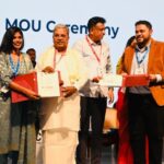 Mythri Kumar, Co-Founder, TimBuckDo, signs an MoU with Karnataka Government’s DCTE in the presence of Hon’ble CM Shri Siddaramaiah