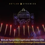 BotLab Dynamics' 2026 IPL Final drone show captivated over 128,000 fans in the Narendra Modi Stadium and attracted 3.4 crore live viewers on screen