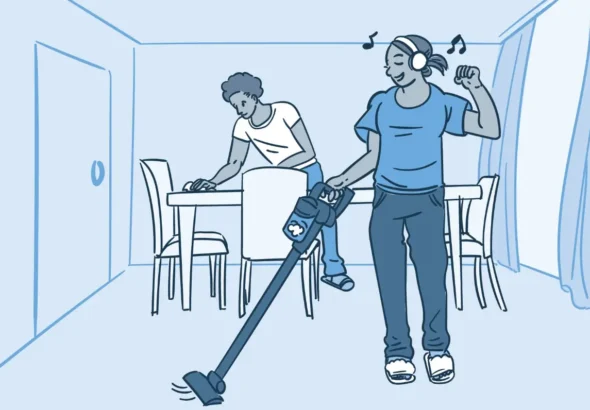 03-June-Women cleaning house