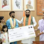Bihar Chief Minister Samrat Choudhary Honours Young Athlete Piyush Raj with ₹9 Lakh Award