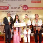 Governor of Jharkhand, Shri Santosh Kumar Gangwar, awarded the Dr TMA Pai Gold Medal at the First Graduation Ceremony of MTMC, Jamshedpur