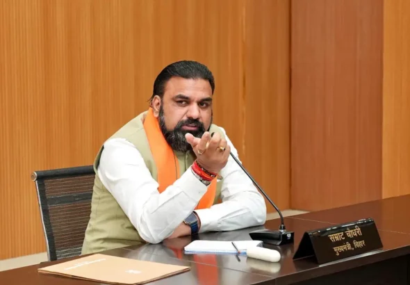 Bihar Chief Minister Samrat Choudhary