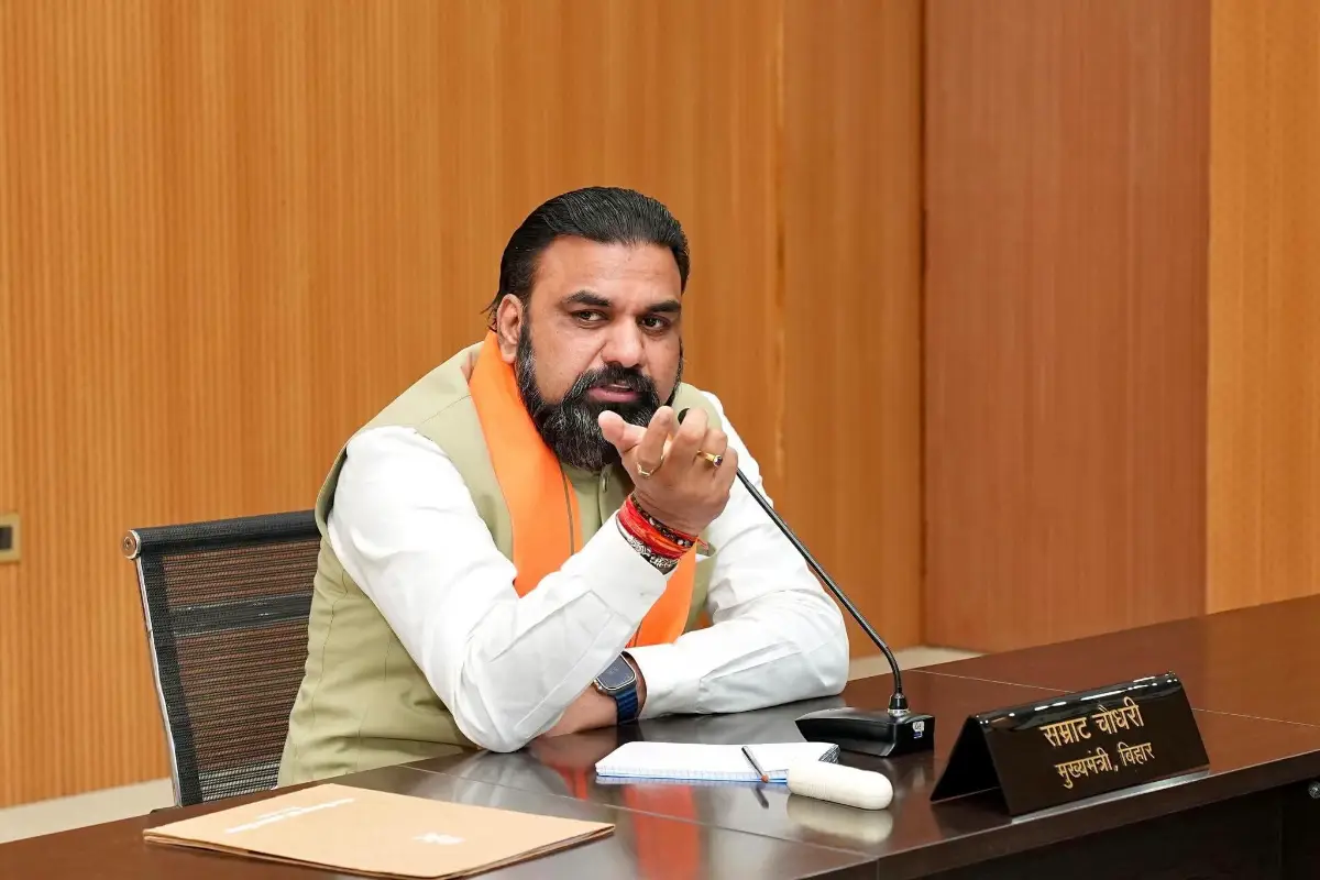 Bihar Chief Minister Samrat Choudhary