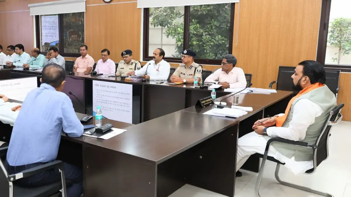 Bihar CM Samrat Choudhary holds a high-level meeting on NEET 2026 in Patna on June 5, 2026.