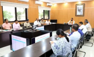 Bihar CM Samrat Choudhary holds a high-level meeting on NEET 2026 in Patna on June 5, 2026.